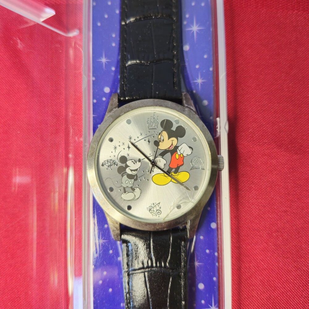 Disney Mickey Through The Years Limited Release Watch Cracked Glass As-Is